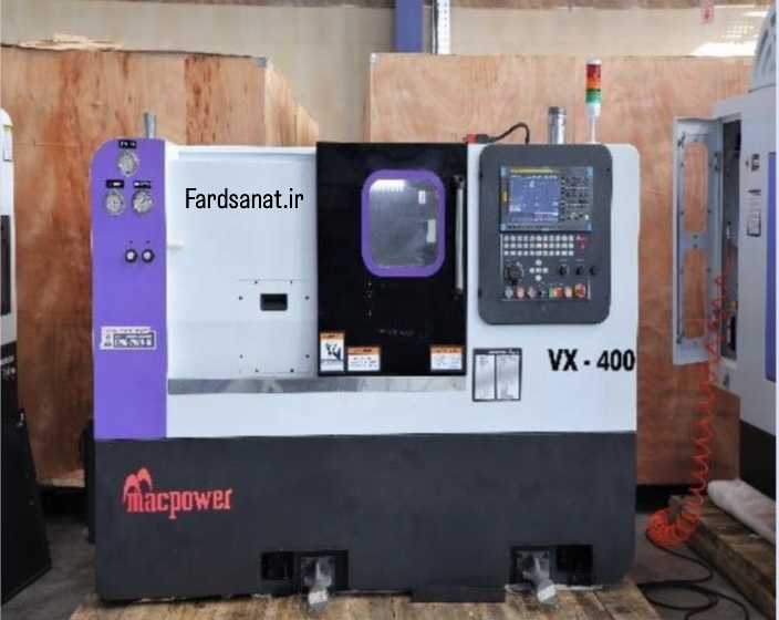  دستگاه تراش CNC Macpower VX400 آکبند XET 