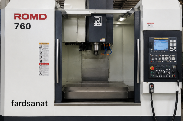 دستگاه فرز CNC عمودی رومید ROMID 760 | برندXET