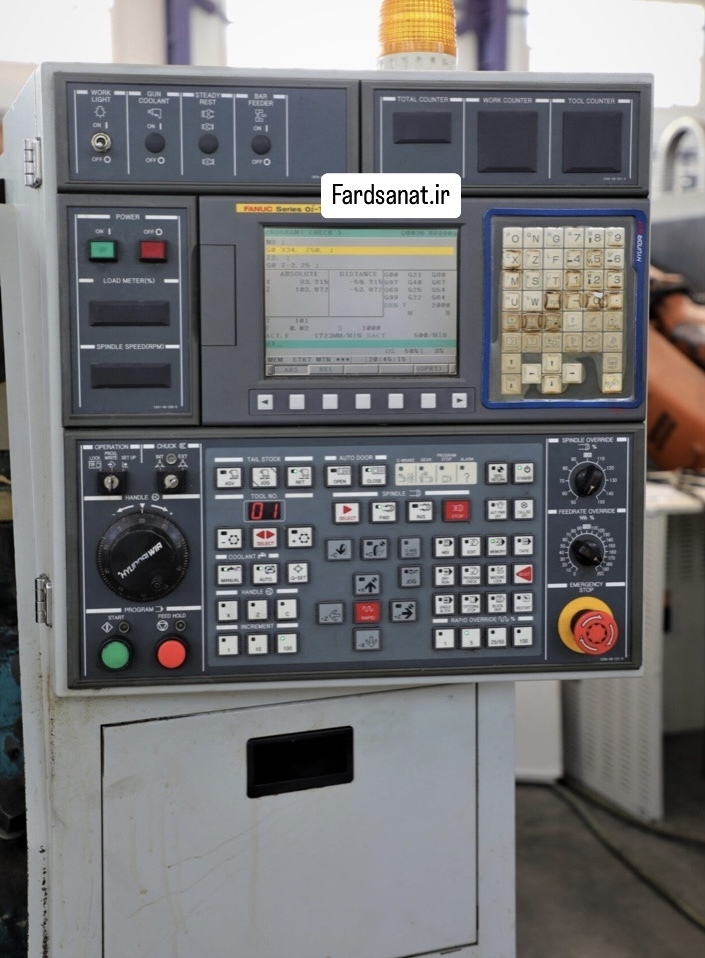  دستگاه تراش Hyundai skt160A برند XET 