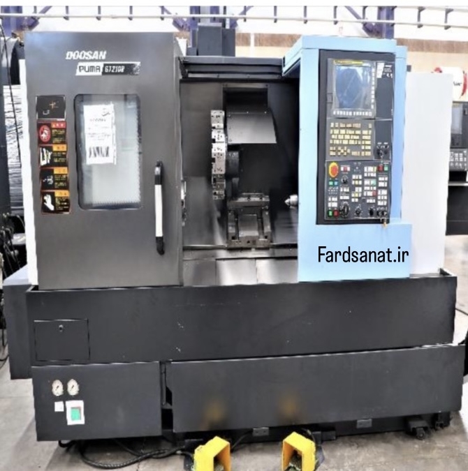 دستگاه تراش CNC Doosan Puma GT2100 2018 برند XET