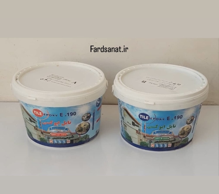چسب اپوکسی اسلب شیمی ساختمان E190