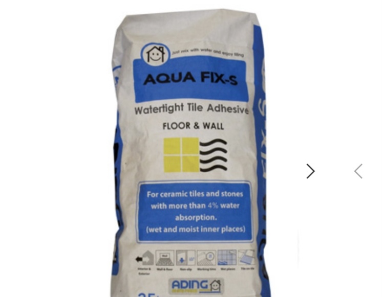 چسب سرامیک 20 کیلوگرم AQUA FIX-S XSHIP