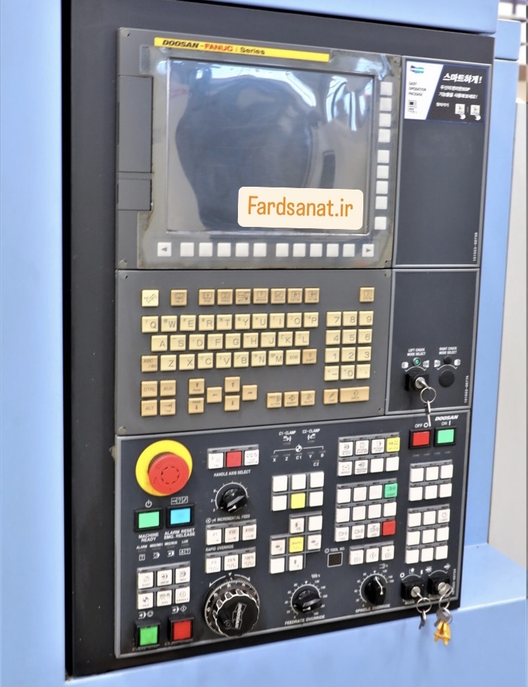  دستگاه تراش CNC Doosan Puma GT2100 برند XET 