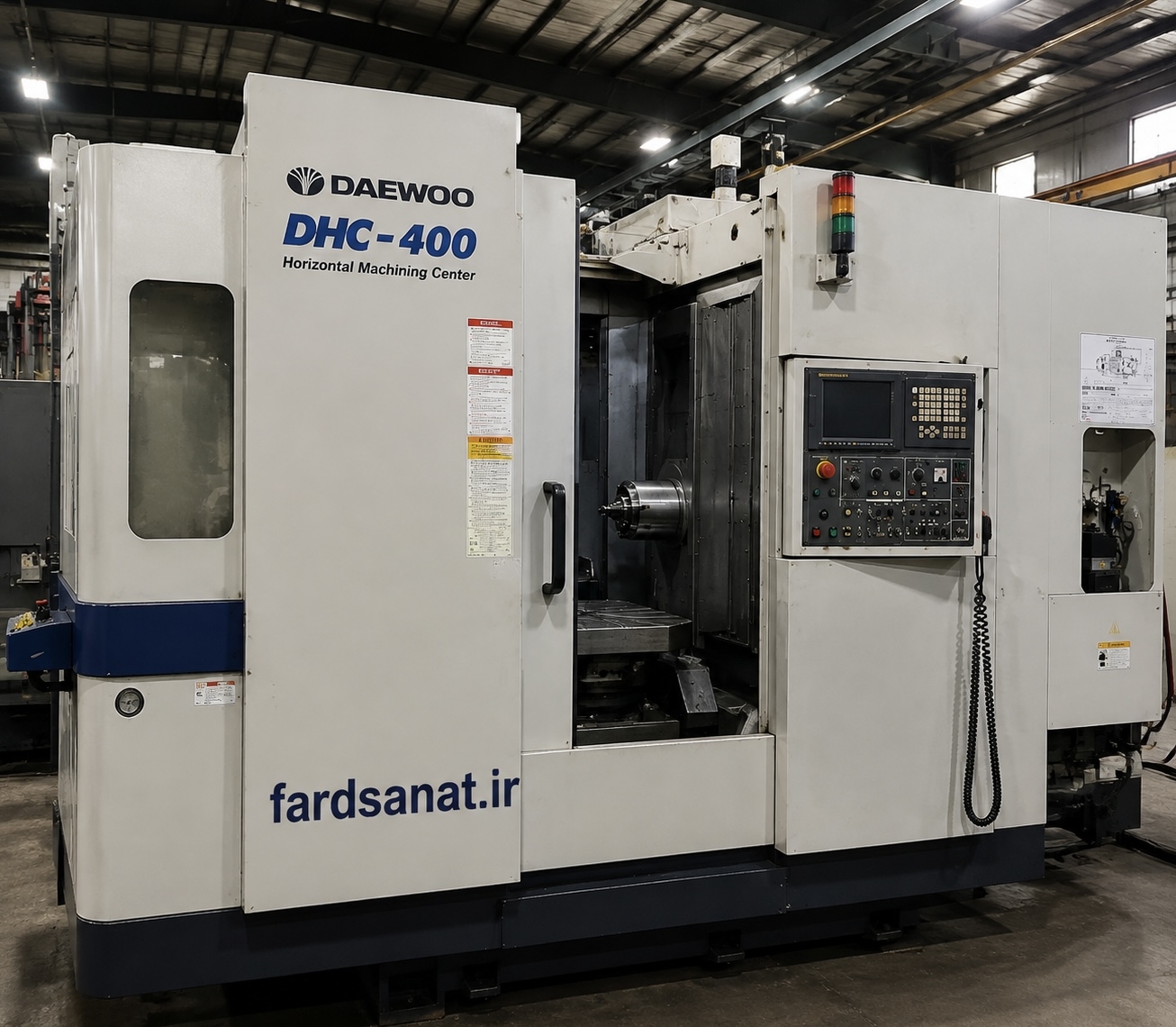 دستگاه فرز CNC افقی Daewoo DHC-400 | مرکز ماشینکاری CNC افقی برند XET