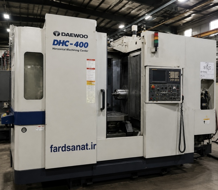 دستگاه فرز CNC افقی Daewoo DHC-400 | مرکز ماشینکاری CNC افقی برند XET