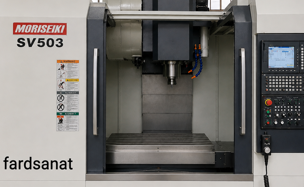  دستگاه فرز CNC عمودی موری‌سیکی MORISEIKI SV503 | برندXET 