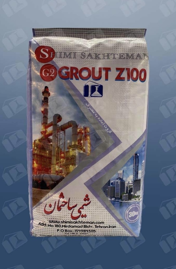 گروت Z100 شیمی ساختمان 30 کیلویی XSHIMI