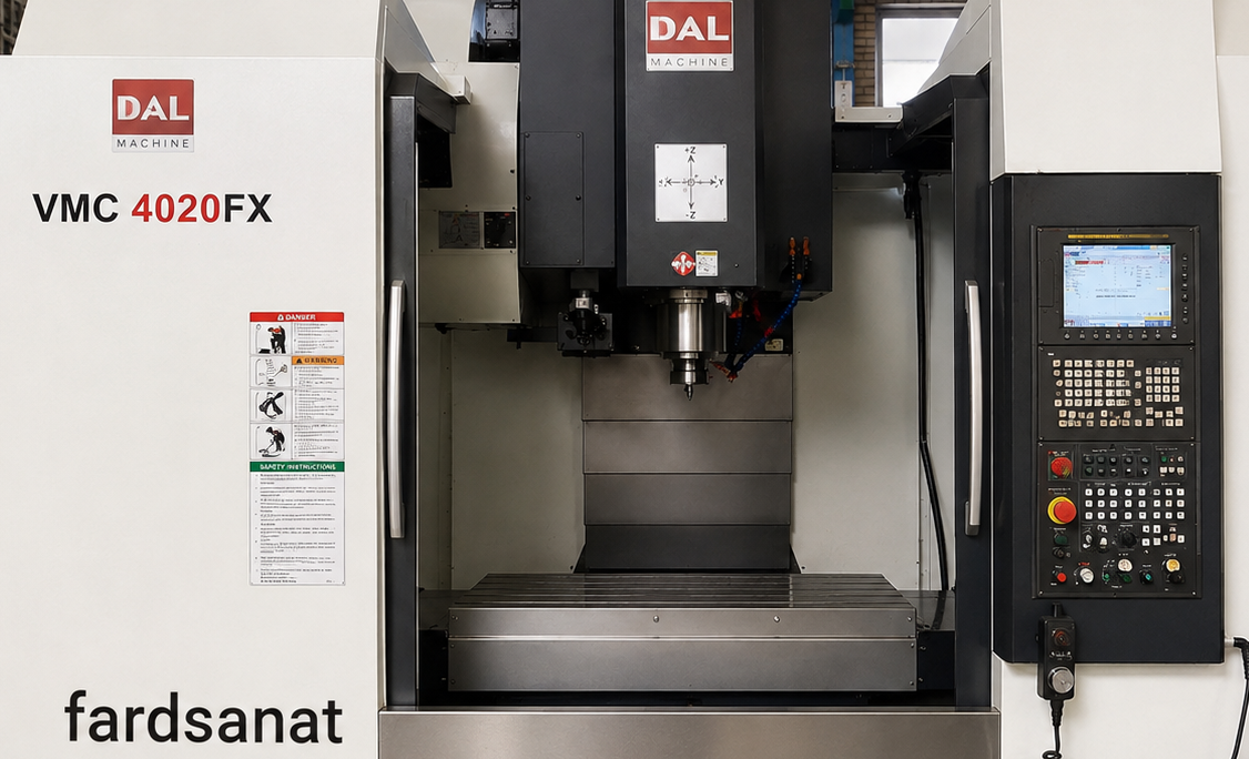  دستگاه فرز CNC عمودی دال DAL VMC 4020FX | برندXET 