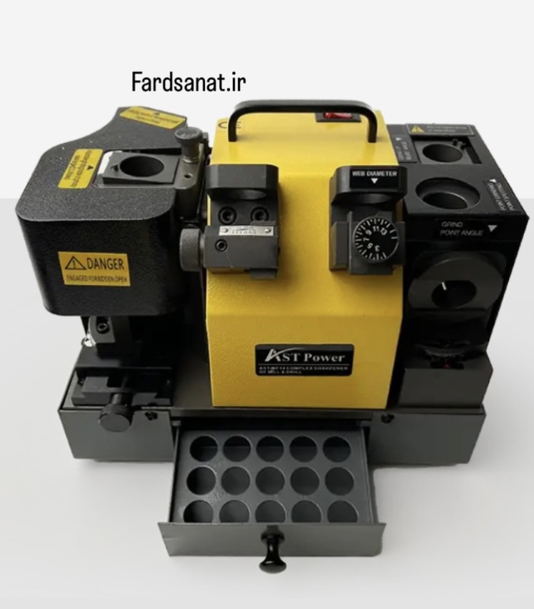 مته تیزکن مدل AST-MF14برند AST POWER به همراه سنگ و فشنگی و کلت