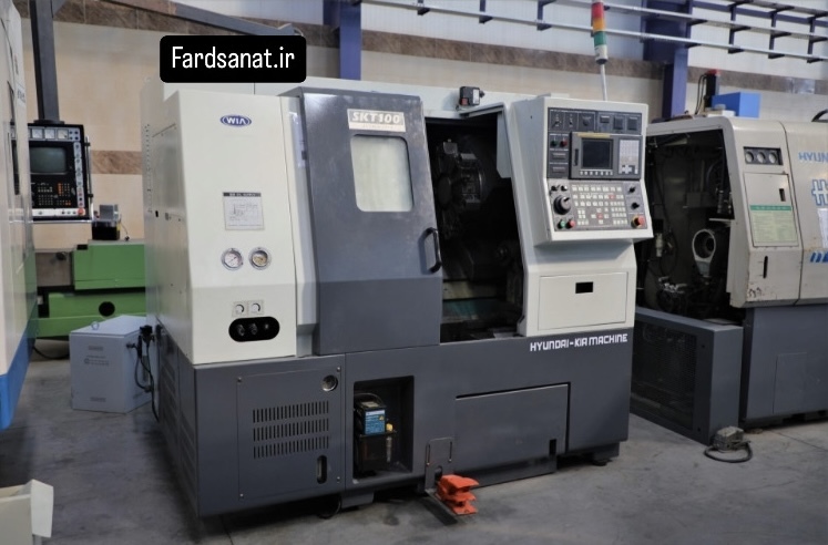 دستگاه تراش cnc HYUNDAI SKT100 برند XET
