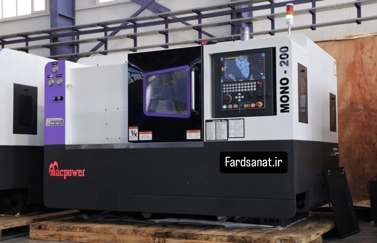  دستگاه تراش CNC Macpower Mono 200 برند XET 
