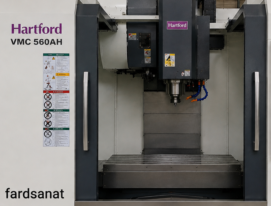  دستگاه فرز CNC عمودی هارتفورد Hartford VMC 560AH | برندXET 