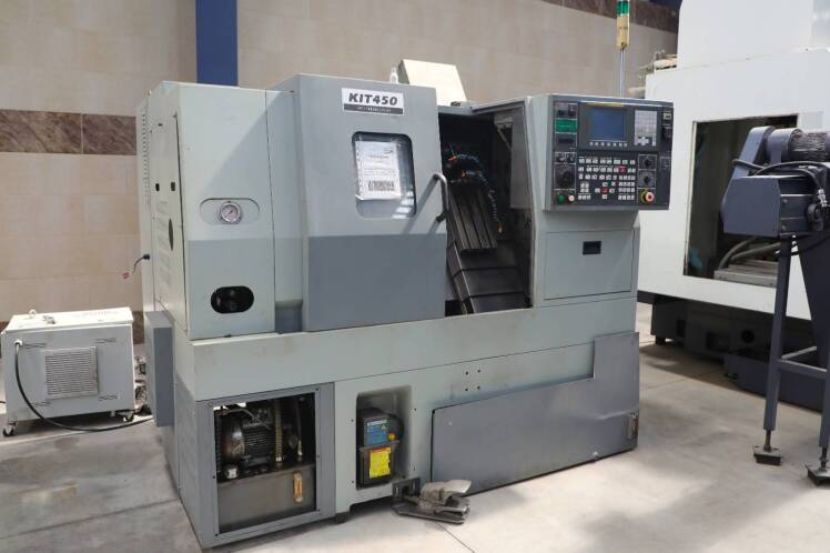 دستگاه تراش CNC گنگ تایپ Hyundai Kit 450 XET