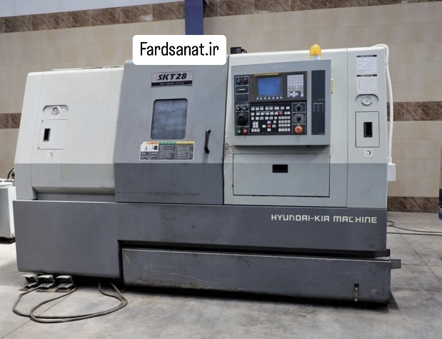 دستگاه تراشCNC HYUNDAI SKT28 برند XET