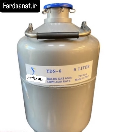  فلاسک ازت مایع 6 لیتری نقره ای مدل YDS-6 برند XBALO 