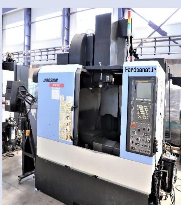 دستگاه فرز CNC دوسان Doosan DNM 400 چیلر دار برندXET