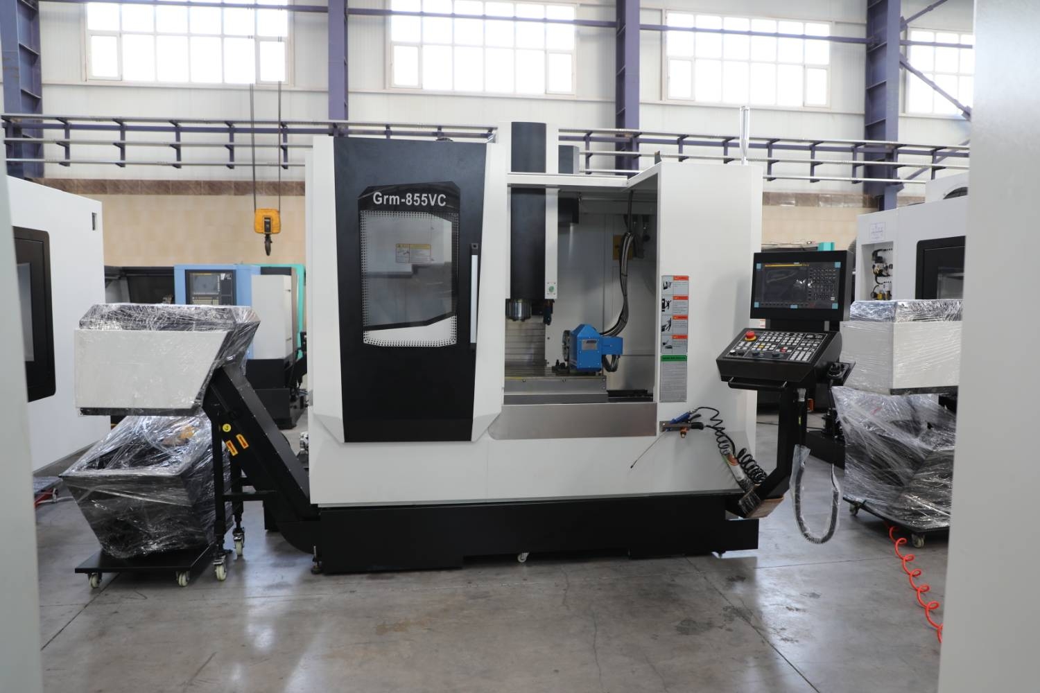  دستگاه فرز چهار محور CNC Gromax GRM-855VC آکبند XET 